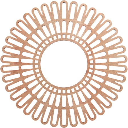 Ekena Millwork Cornelius Wood Fretwork Pierced Ceiling Medallion, Cherry, 16"OD x 6"ID x 3/8"T CMWP16X0375CRCH